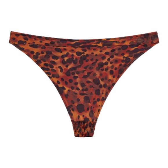 Avenue CCX Vibeka Leopard Bikini Women 14 Black Brown Adjustable Padded Lined - Picture 6 of 7
